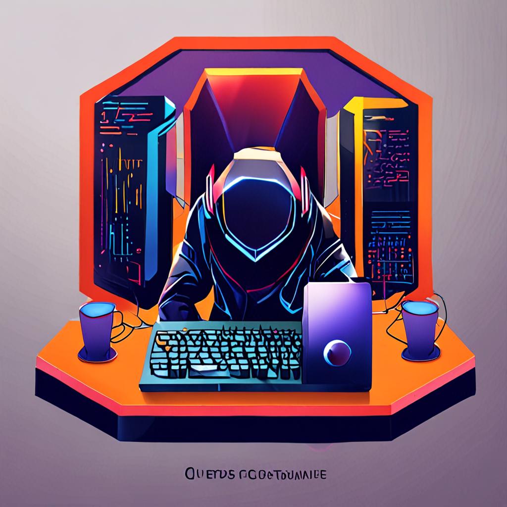 A digital interface with interconnected nodes and flowing data streams.